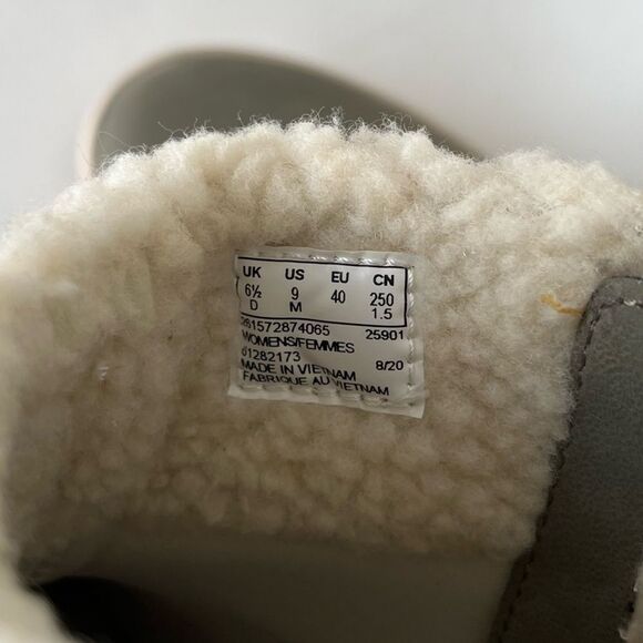 Clarks Step Glow Rose Sherpa Side Zip Boots NEW NWOT - Picture 9 of 11